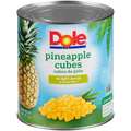 Dole Dole In Light Syrup Cube Pineapple #10 Can, PK6 00395